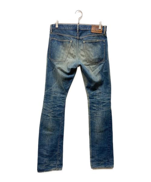 Hysteric Glamour（ヒステリックグラマー）Hysteric Glamour (ヒステリックグラマー) エイジング加工スタッズデニムパンツ ブルー サイズ:W30の古着・服飾アイテム
