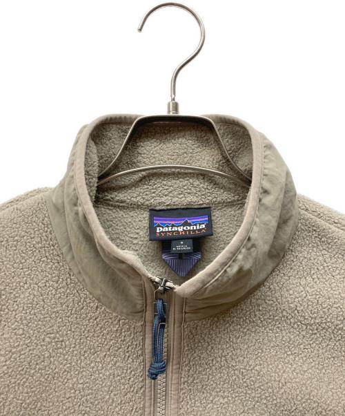 Patagonia（パタゴニア）Patagonia (パタゴニア) シンチラベスト ジャケット ベージュ サイズ:Sの古着・服飾アイテム