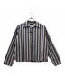 RICE NINE TEN（ライスナインテン）の古着「SKIPPER STRIPE SHIRTS」｜ブルー×ベージュ