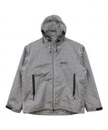 BoTT（ボット）の古着「Gingham Shell Jacket」｜ホワイト×ブラック