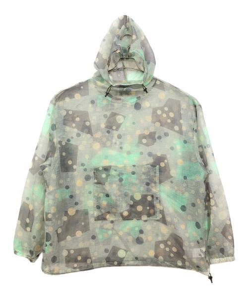 GEEK OUT STORE（ギーク アウト ストア）GEEK OUT STORE (ギーク アウト ストア) MESH CAMO HOODIE グリーン サイズ:XLの古着・服飾アイテム