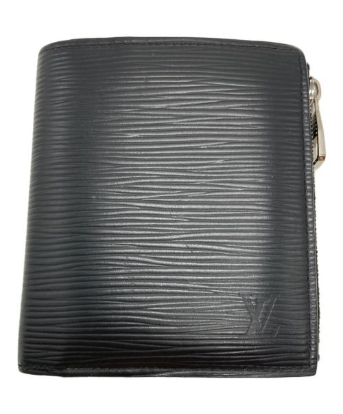 LOUIS VUITTON（ルイ ヴィトン）LOUIS VUITTON (ルイ ヴィトン) 2つ折り財布 ブラックの古着・服飾アイテム