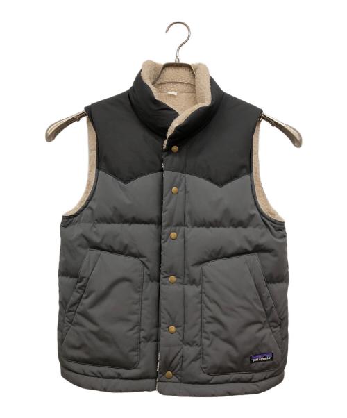 Patagonia（パタゴニア）Patagonia (パタゴニア) リバーシブル・ビビー・ダウン・ベスト グレー サイズ:XSの古着・服飾アイテム