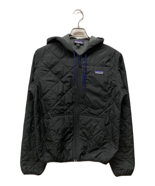 Patagonia（パタゴニア）Patagonia (パタゴニア) ダイアモンドキルトボマー フーディー ブラック サイズ:XSの古着・服飾アイテム