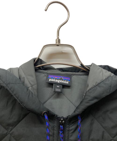 Patagonia（パタゴニア）Patagonia (パタゴニア) ダイアモンドキルトボマー フーディー ブラック サイズ:XSの古着・服飾アイテム