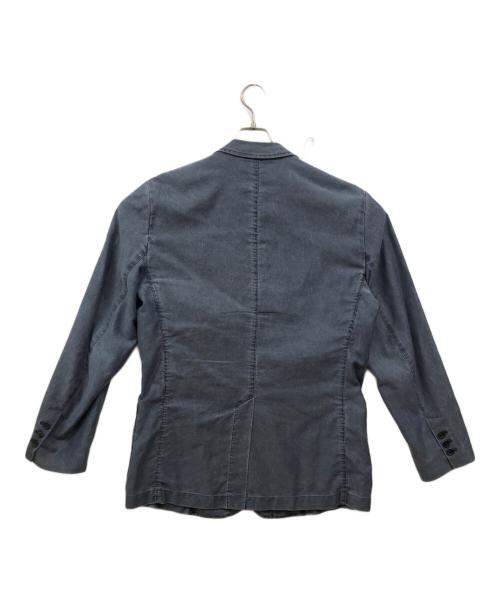 dunhill london（ダンヒル・ロンドン）dunhill LONDON (ダンヒル・ロンドン) テーラードジャケット ブルー サイズ:SIZE Mの古着・服飾アイテム