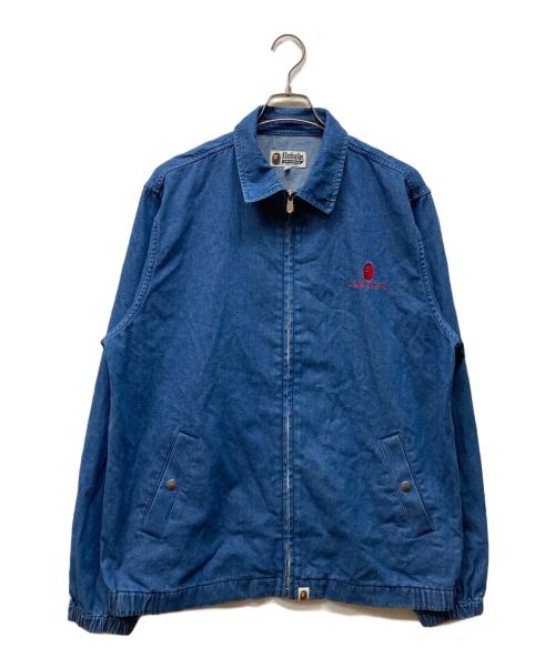 A BATHING APE（アベイシングエイプ）A BATHING APE (アベイシングエイプ) スイングトップ インディゴ サイズ:XLの古着・服飾アイテム