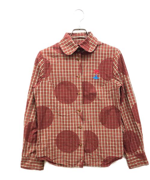 Vivienne Westwood RED LABEL（ヴィヴィアンウエストウッドレッドレーベル）Vivienne Westwood RED LABEL (ヴィヴィアンウエストウッドレッドレーベル) シャツ レッド サイズ:Mの古着・服飾アイテム