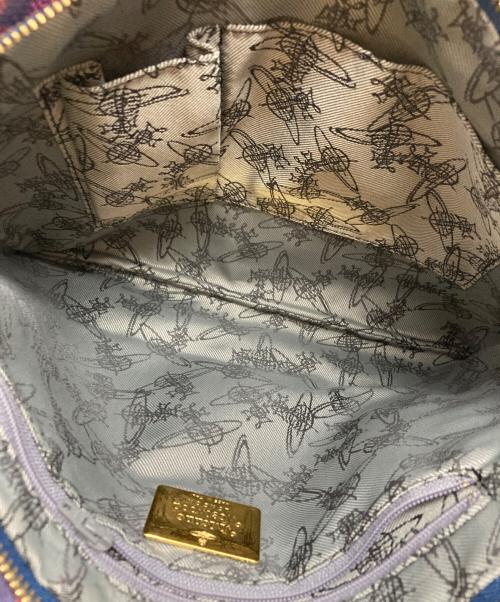 Vivienne Westwood（ヴィヴィアンウエストウッド）Vivienne Westwood (ヴィヴィアンウエストウッド) PVCショルダーバッグ パープルの古着・服飾アイテム