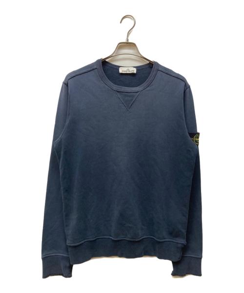 STONE ISLAND（ストーンアイランド）STONE ISLAND (ストーンアイランド) クルーネックスウェット ネイビー サイズ:Mの古着・服飾アイテム