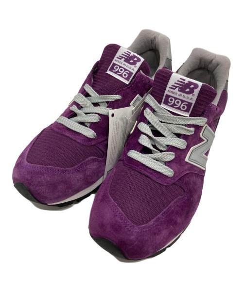 NEW BALANCE（ニューバランス）NEW BALANCE (ニューバランス) ローカットスニーカー パープル サイズ:28 未使用品の古着・服飾アイテム