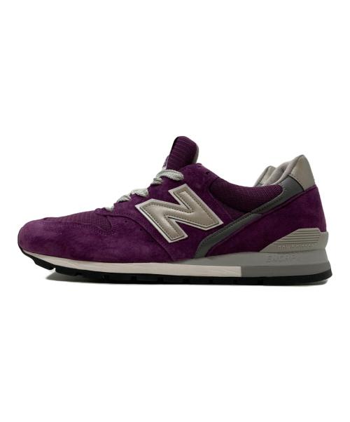 NEW BALANCE（ニューバランス）NEW BALANCE (ニューバランス) ローカットスニーカー パープル サイズ:28 未使用品の古着・服飾アイテム