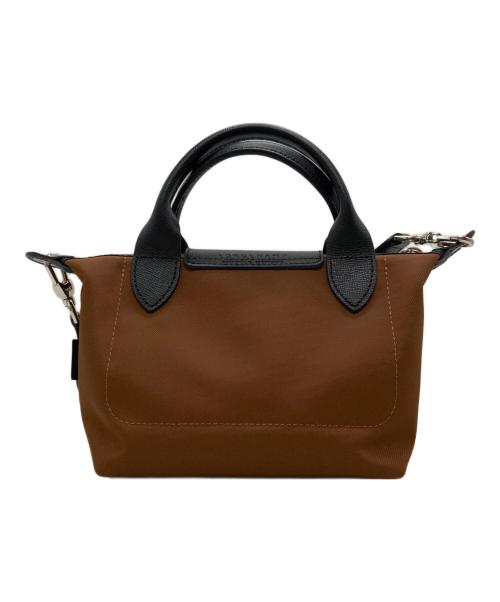 LONGCHAMP（ロンシャン）LONGCHAMP (ロンシャン) ル プリアージュ エナジー XS トップハンドルバッグ ブラウンの古着・服飾アイテム