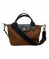 LONGCHAMP（ロンシャン）の古着「ル プリアージュ エナジー XS トップハンドルバッグ」｜ブラウン