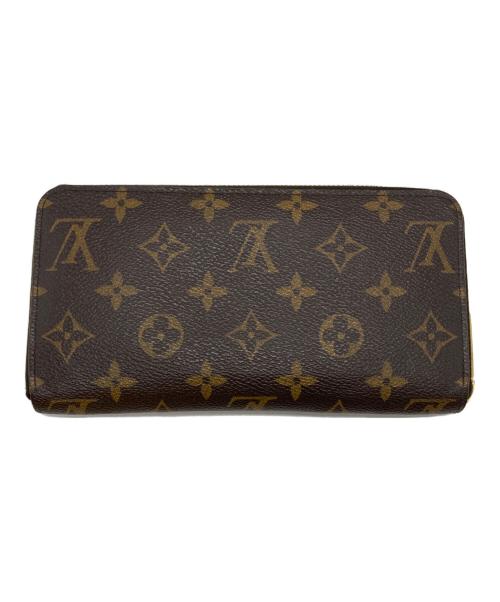 LOUIS VUITTON（ルイ ヴィトン）LOUIS VUITTON (ルイ ヴィトン) ラウンドファスナー財布 ブラウンの古着・服飾アイテム