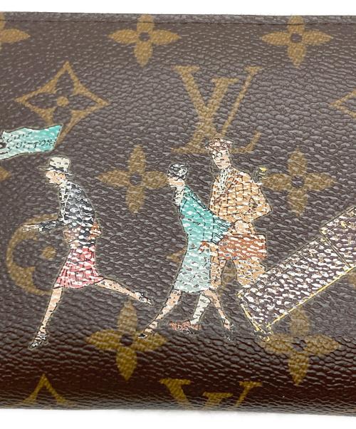 LOUIS VUITTON（ルイ ヴィトン）LOUIS VUITTON (ルイ ヴィトン) ラウンドファスナー財布 ブラウンの古着・服飾アイテム