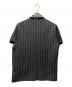 LACOSTE (ラコステ) モノグラムジャカードポロシャツ ブラック サイズ:M：9000円