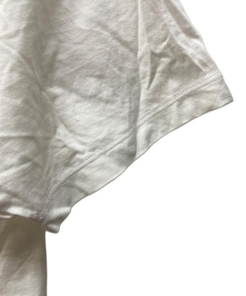 BURBERRY LONDON（バーバリーロンドン）BURBERRY LONDON (バーバリーロンドン) ネックトリム ノバチェック ロゴTシャツ ホワイト サイズ:Sの古着・服飾アイテム