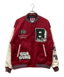 BEN DAVIS（ベンデイビス）の古着「BD STADIUM JACKET」｜レッド