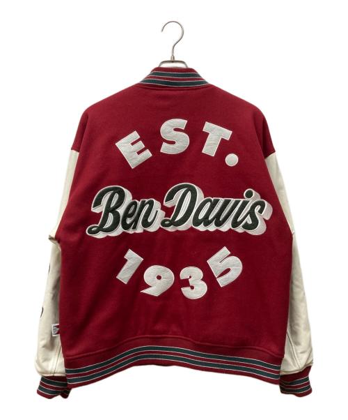 BEN DAVIS（ベンデイビス）BEN DAVIS (ベンデイビス) BD STADIUM JACKET レッド サイズ:Mの古着・服飾アイテム