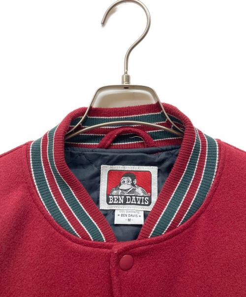 BEN DAVIS（ベンデイビス）BEN DAVIS (ベンデイビス) BD STADIUM JACKET レッド サイズ:Mの古着・服飾アイテム