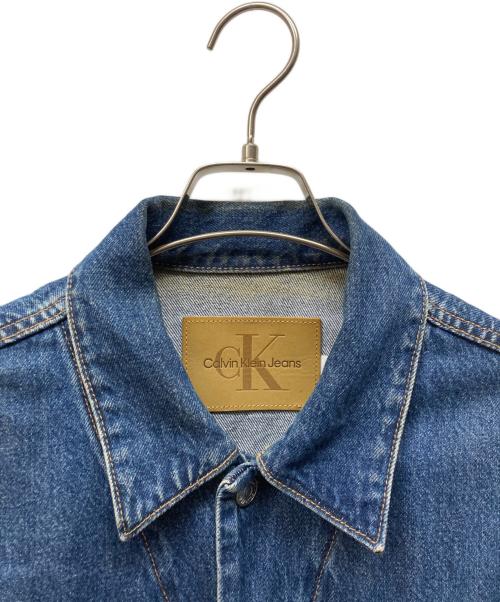 Calvin Klein Jeans（カルバンクラインジーンズ）Calvin Klein Jeans (カルバンクラインジーンズ) 90s パシフィコトラッカー デニムジャケット インディゴ サイズ:Mの古着・服飾アイテム