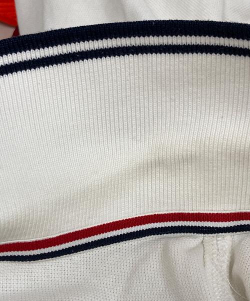MONCLER（モンクレール）MONCLER (モンクレール) ポロシャツ ホワイト サイズ:Lの古着・服飾アイテム