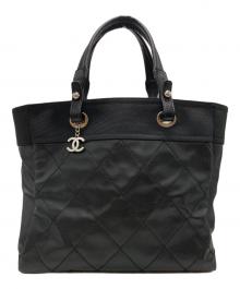 CHANEL（シャネル）の古着「パリビアリッツ トートMM」｜ブラック