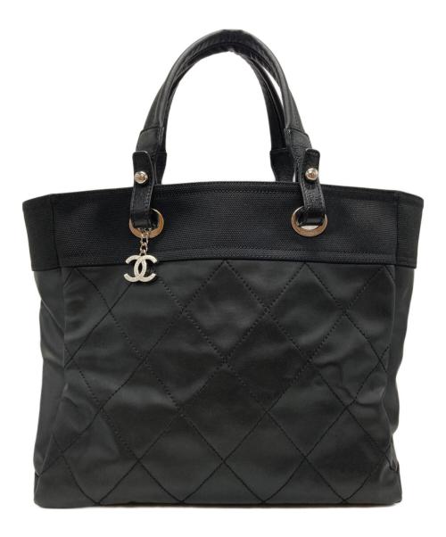 CHANEL（シャネル）CHANEL (シャネル) パリビアリッツ トートMM ブラックの古着・服飾アイテム