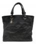 CHANEL（シャネル）の古着「パリビアリッツ トートMM」｜ブラック