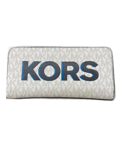 MICHAEL KORS（マイケルコース）MICHAEL KORS (マイケルコース) 長財布 ホワイトの古着・服飾アイテム