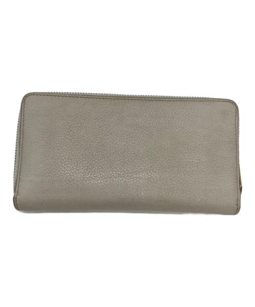 GUCCI（グッチ）GUCCI (グッチ) ラウンドファスナー財布 ホワイトの古着・服飾アイテム