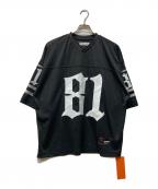 TIGHTBOOTH PRODUCTIONタイトブースプロダクション）の古着「FOOTBALL SHIRT」｜ブラック