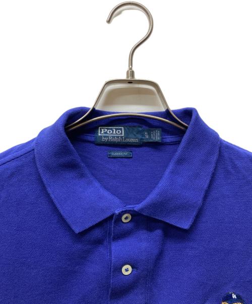 POLO RALPH LAUREN（ポロ・ラルフローレン）POLO RALPH LAUREN (ポロ・ラルフローレン) MLB (エムエルビー) ポロシャツ ブルー サイズ:XLの古着・服飾アイテム