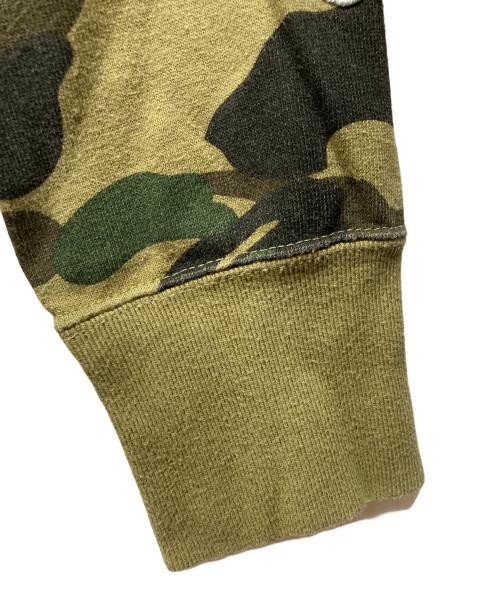 A BATHING APE（アベイシングエイプ）A BATHING APE (アベイシングエイプ) カモ柄プルオーバーパーカー グリーン サイズ:XSの古着・服飾アイテム
