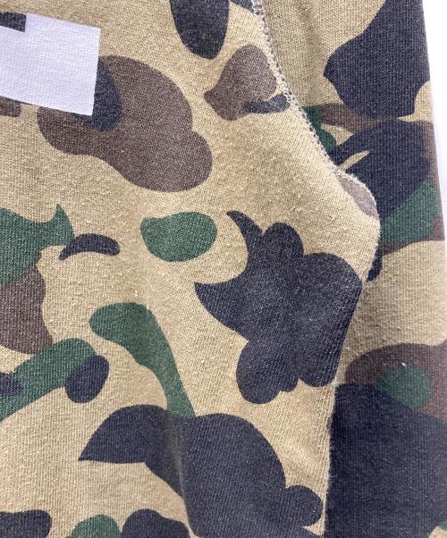A BATHING APE（アベイシングエイプ）A BATHING APE (アベイシングエイプ) カモ柄プルオーバーパーカー グリーン サイズ:XSの古着・服飾アイテム