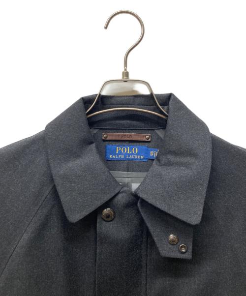 POLO RALPH LAUREN（ポロ・ラルフローレン）POLO RALPH LAUREN (ポロ・ラルフローレン) ゴム引きミドルコート グレー サイズ:xsの古着・服飾アイテム