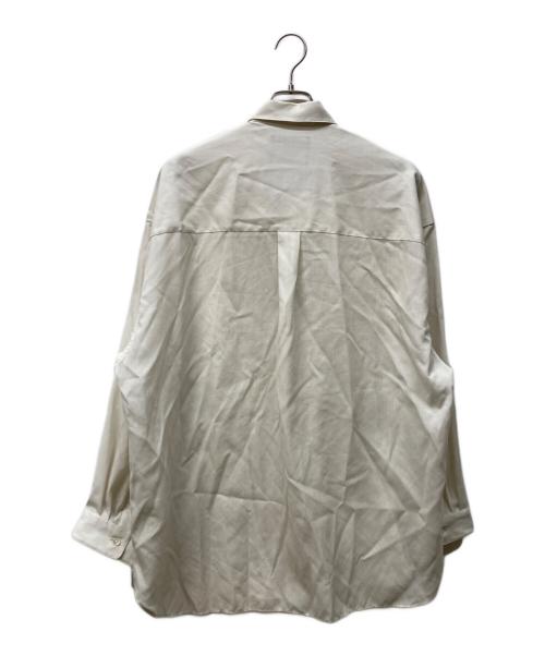 MAISON SPECIAL（メゾンスペシャル）MAISON SPECIAL (メゾンスペシャル) ションヘルプライムオーバーシャツ アイボリー サイズ:2の古着・服飾アイテム