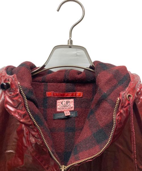 C.P COMPANY（シーピーカンパニー）C.P COMPANY (シーピーカンパニー) コーティングジャケット レッド サイズ:14　164の古着・服飾アイテム