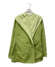 MaxMara（マックスマーラ）の古着「リバーシブルジャケット」｜黄緑
