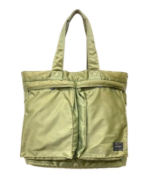 PORTER（ポーター）PORTER (ポーター) ハンドバッグ グリーンの古着・服飾アイテム