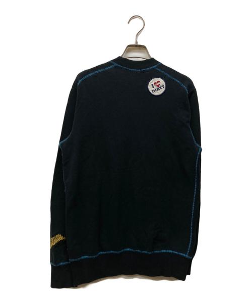 Hysteric Glamour（ヒステリックグラマー）Hysteric Glamour (ヒステリックグラマー) ジップアップスウェット ネイビー サイズ:FREEの古着・服飾アイテム