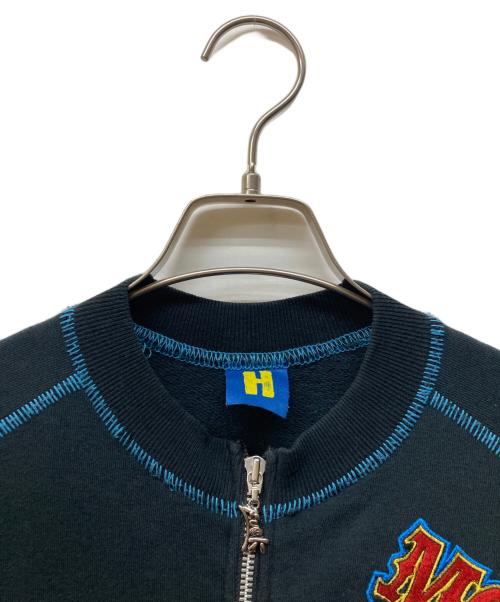 Hysteric Glamour（ヒステリックグラマー）Hysteric Glamour (ヒステリックグラマー) ジップアップスウェット ネイビー サイズ:FREEの古着・服飾アイテム