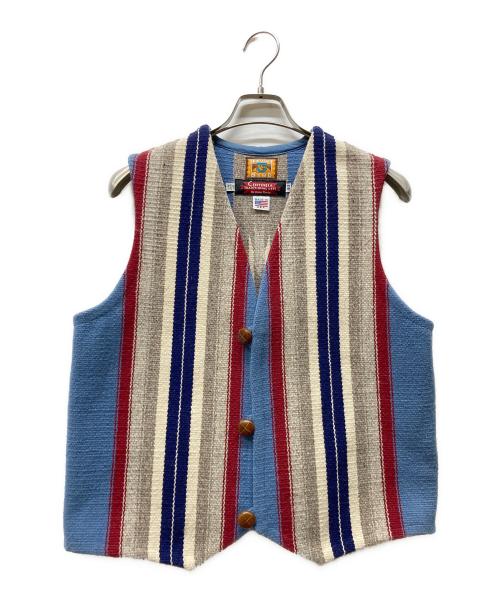 CENTINELA（センチネラ）CENTINELA (センチネラ) チマヨベスト ブルー サイズ:40の古着・服飾アイテム