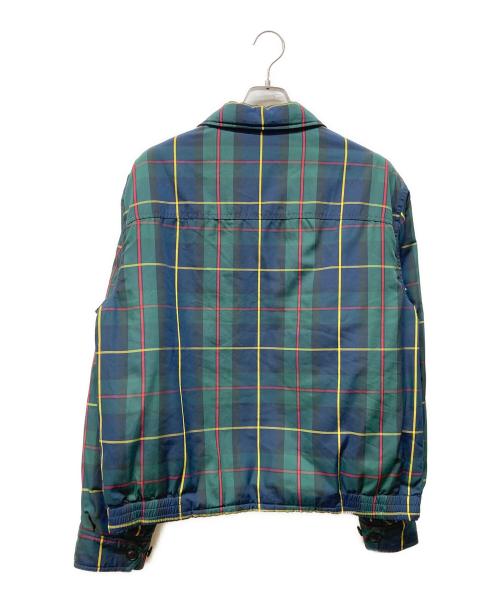 POLO RALPH LAUREN（ポロ・ラルフローレン）POLO RALPH LAUREN (ポロ・ラルフローレン) スイングトップ型ダウンジャケット ネイビー×グリーン サイズ:XLの古着・服飾アイテム
