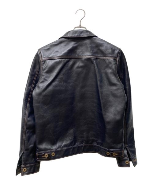 Y’2 LEATHER（ワイツーレザー）Y’2 LEATHER (ワイツーレザー) 2ndタイプレザートラッカージャケット ブラック サイズ:40の古着・服飾アイテム