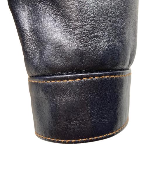 Y’2 LEATHER（ワイツーレザー）Y’2 LEATHER (ワイツーレザー) 2ndタイプレザートラッカージャケット ブラック サイズ:40の古着・服飾アイテム