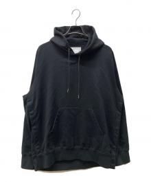 sacai（サカイ）の古着「S LOGO SPLIT SEAM HOODY」｜ブラック