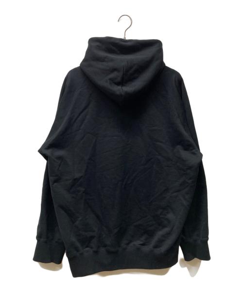 sacai（サカイ）sacai (サカイ) S LOGO SPLIT SEAM HOODY ブラック サイズ:4の古着・服飾アイテム