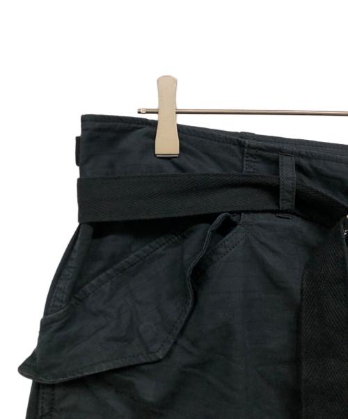 sacai（サカイ）sacai (サカイ) Ripstop Cargo Pants ブラック サイズ:3の古着・服飾アイテム